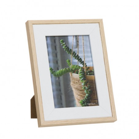 Cadre photo blanc naturel 10x15