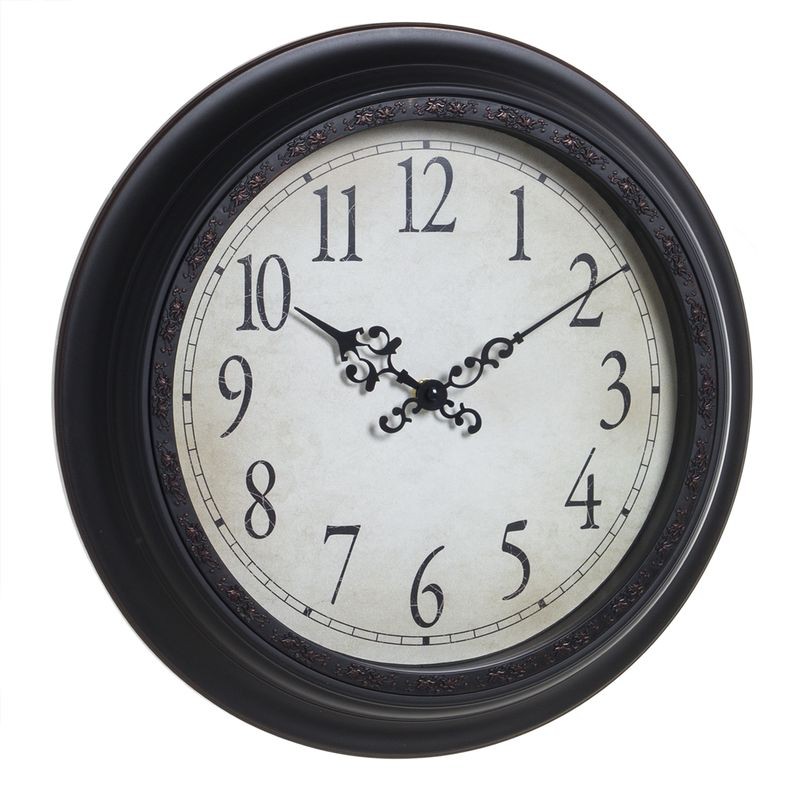 Numéros d horloge 35 5cm noir classique