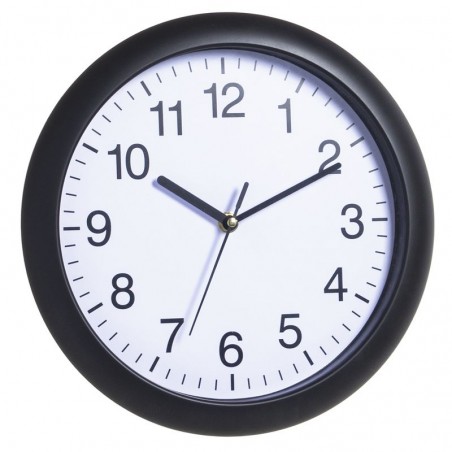 Horloge 27 5cm cadre noir