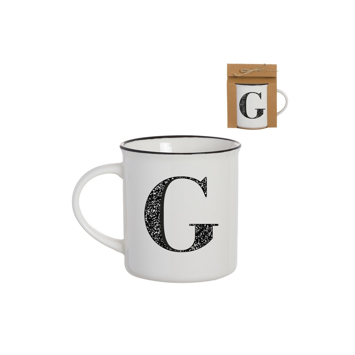 Mug vintage lettre g 475ml