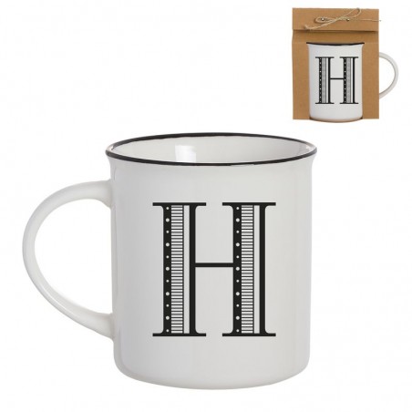 Mug vintage lettre h 475ml