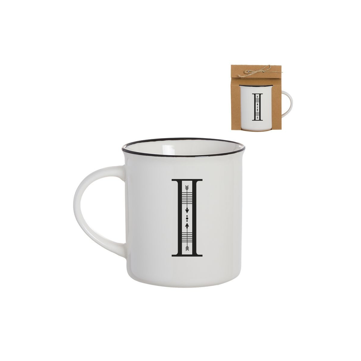 Mug vintage lettre i 475ml