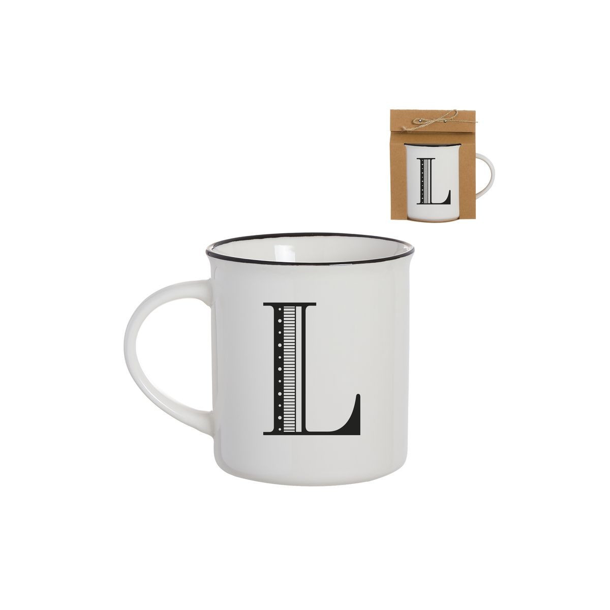 Mug vintage lettre l 475ml