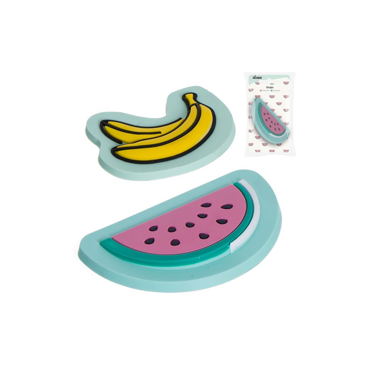Aimant fruit assorti en 2 modèles