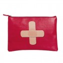 Trousse de toilette plate avec trousse de premiers secours et pansement