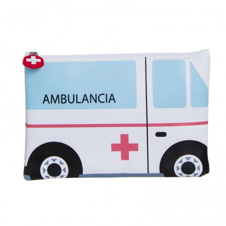 Trousse de toilette plate m trousse de premiers secours ambulance