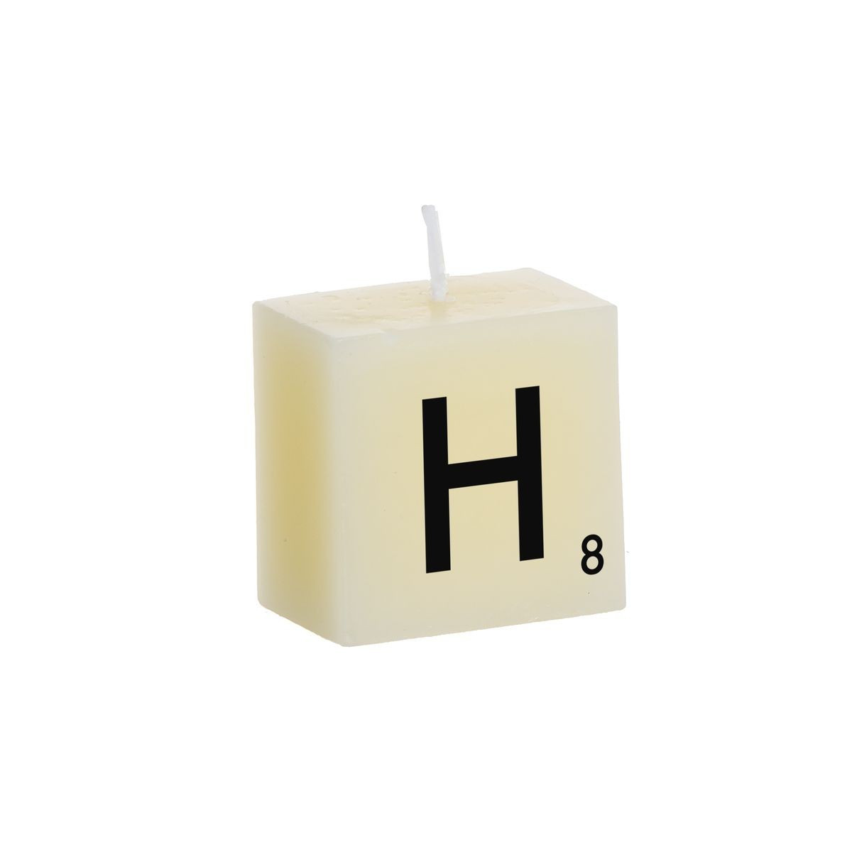 Bougie lettre h