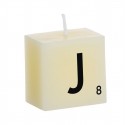 Bougie lettre j