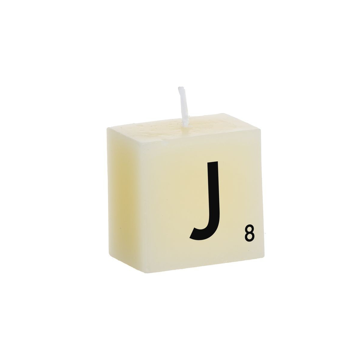 Bougie lettre j