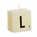 Bougie lettre l