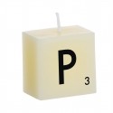 Bougie lettre p