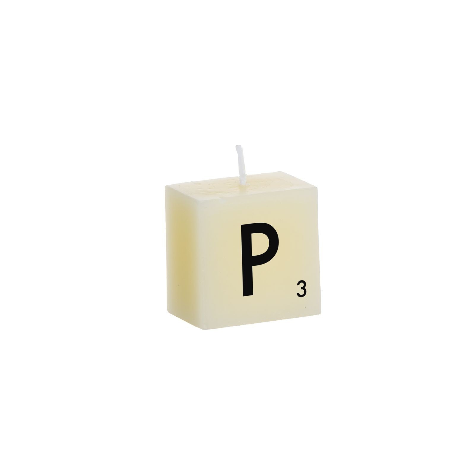 Bougie lettre p