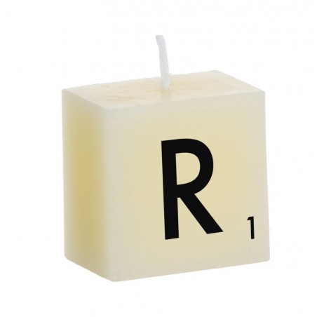 Bougie lettre r