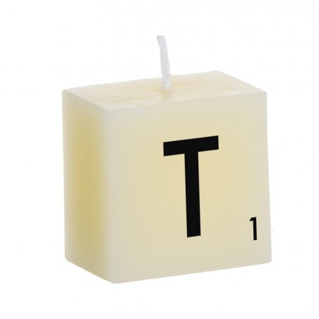 Bougie lettre t