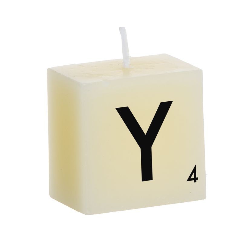 Bougie lettre y