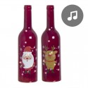 Bouteille musicale led noël 2m