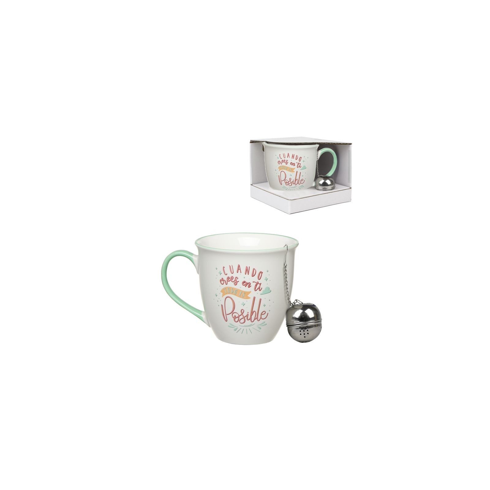 Mug avec filtre pour thé 510ml tout est possible