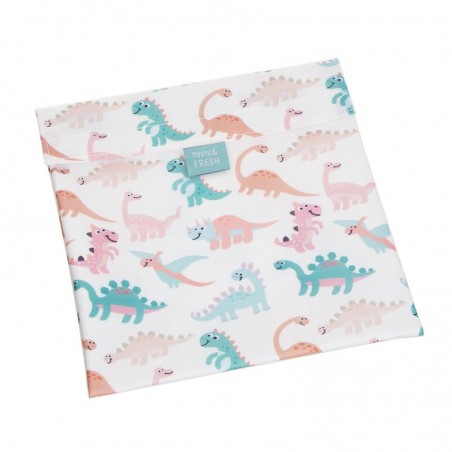 Sac réutilisable pour aliments dinos