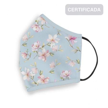 Masque hygiénique réutilisable adulte fleurs