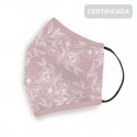 Masque hygiénique réutilisable adulte floral