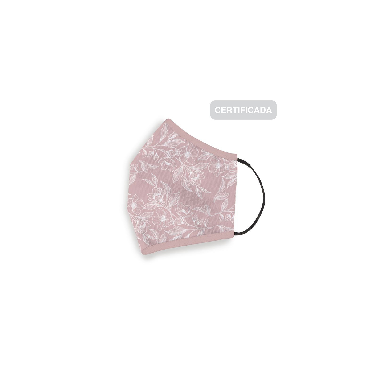 Masque hygiénique réutilisable adulte floral