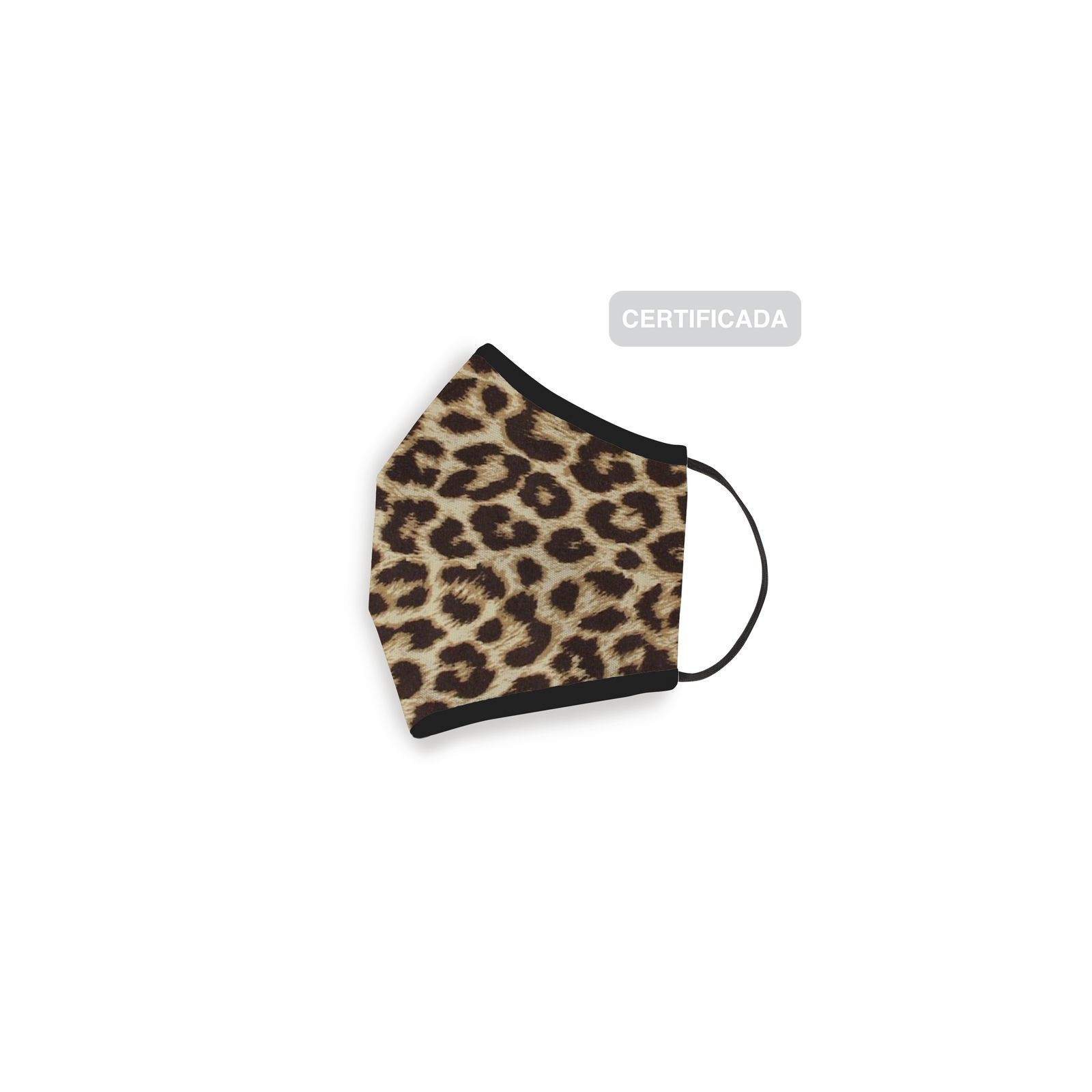 Masque hygiénique réutilisable adulte léopard