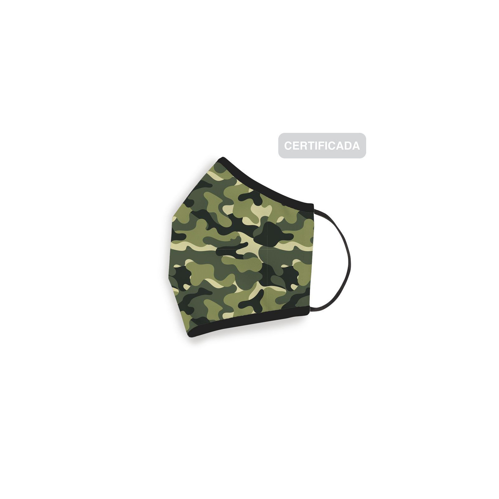 Masque hygiénique camouflage adulte réutilisable