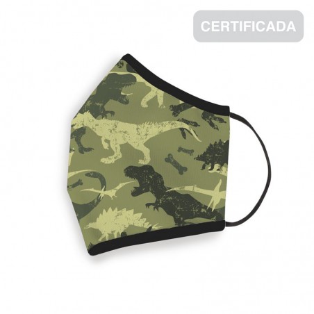 Masque hygiénique réutilisable enfant 6-9 ans dinos