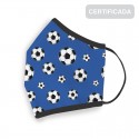 Masque hygiénique réutilisable enfant 10-12 ans football
