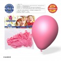 Pack de ballons roses 9r 30 unités