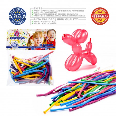 Ballon à Modeler Assorti 30