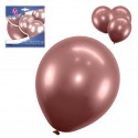 Pack de ballon chromé 4 or rose