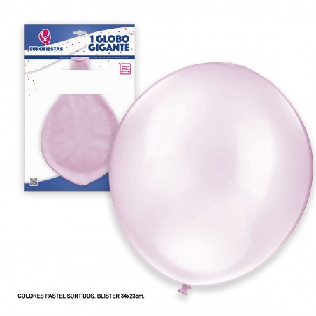 Géant ballon en latex pastel 1m