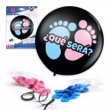 Géant ballon avec confettis qui sera pieds