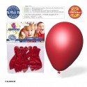 Pack de ballons rouges 9r 10 unités