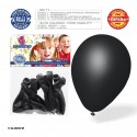 Pack de ballons noirs 9r 10 unités