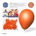 Pack de ballons orange 9r 10 unités