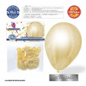 Pack de ballons métallisés ivoire 9r 8 unités