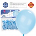 Pack de ballons pastel 30cm bleu clair 25