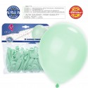 Paquet de ballons pastel 30 cm vert 25