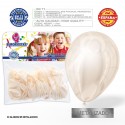 Paquet de ballons blancs métalliques 30u