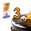 Bougies pailletées n°3
