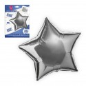 Ballon polyamide étoile argent