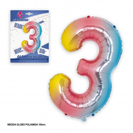 Ballon En Polyamide Nº 3 1m Nuances
