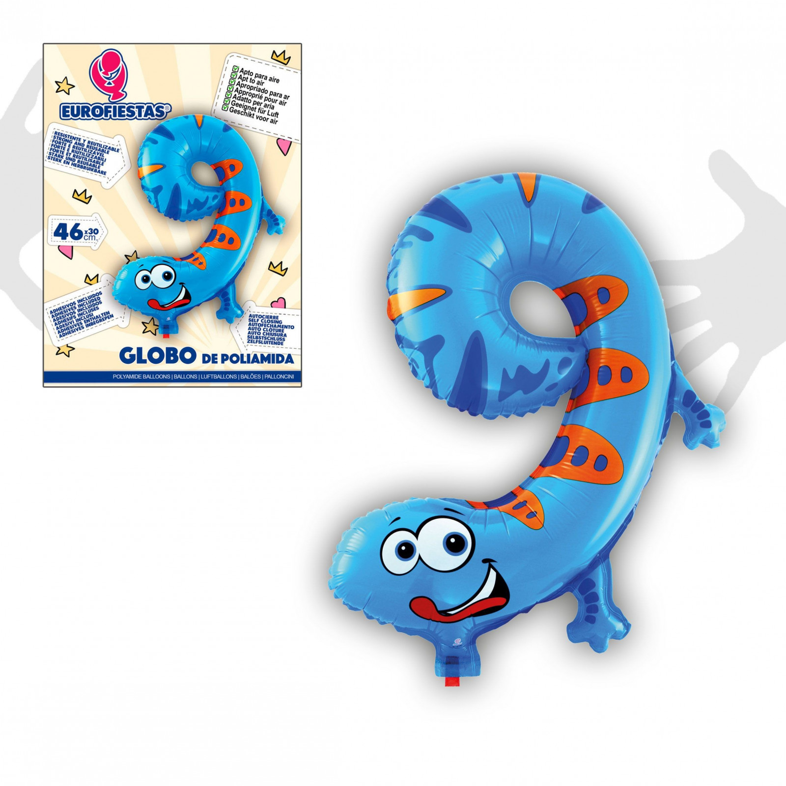 Ballons en polyamide 40cm animaux 9