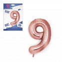 Ballon polyamide or rose 40cm 9