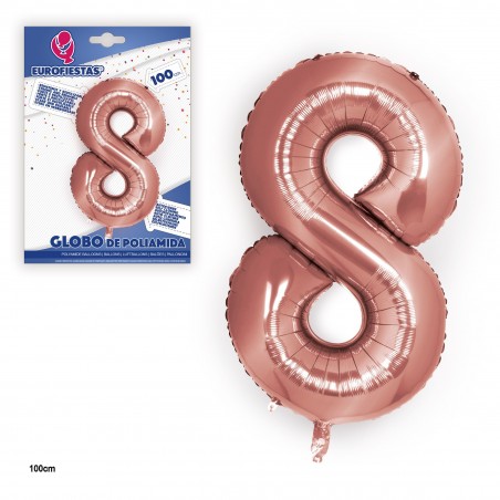 Globe en polyamide or rose 1m n 8