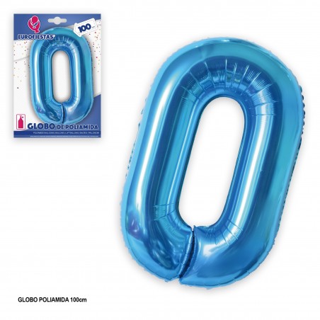 Ballon polyamide 1m bleu 0