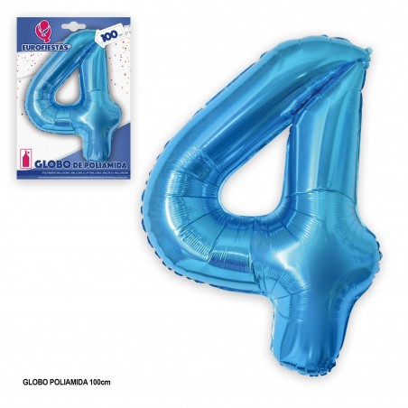 Ballon polyamide 1m bleu 4