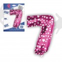 Ballon polyamide 7 rose 40cm